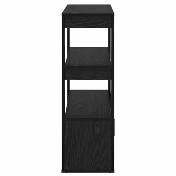 vidaXL Servírovacia skriňa Čierny dub 30 x 80 x 90 cm Kompozitné drevo – Obrázok 7