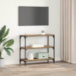 vidaXL Knižnica Staré drevo 80 x 33 x 70,5 cm – Obrázok 4
