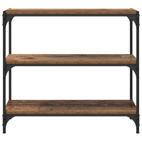 vidaXL Knižnica Staré drevo 80 x 33 x 70,5 cm – Obrázok 5