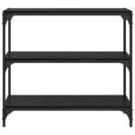 vidaXL Knižnica Čierny dub 80 x 33 x 70,5 cm – Obrázok 5