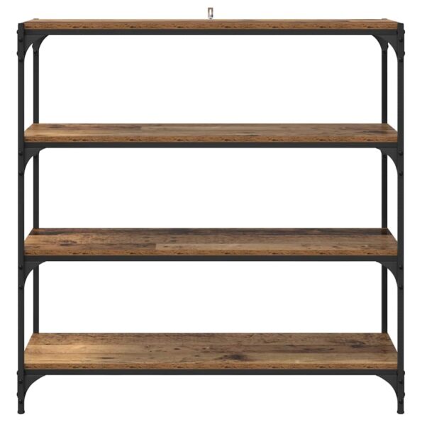 vidaXL Knižnica Staré drevo 100 x 33 x 100 cm – Obrázok 5