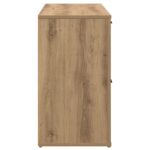 vidaXL so zásuvkou dub artisan Kompozitné drevo – Obrázok 7