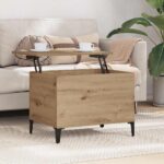 vidaXL Konferenčný stolík Remeselný dub 60 x 44,5 x 45 cm – Obrázok 4