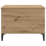 vidaXL Konferenčný stolík Remeselný dub 60 x 44,5 x 45 cm – Obrázok 6