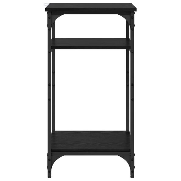 vidaXL Bočný stôl Čierny dub 40 x 30 x 75 cm Kompozitné drevo – Obrázok 5
