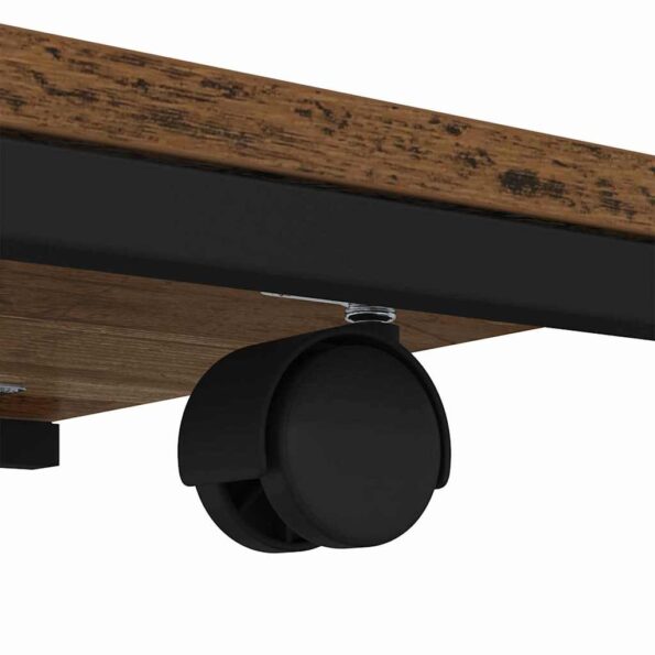 vidaXL Bočný stôl Staré drevo 50 x 35 x 55.5 cm Kompozitné drevo – Obrázok 9