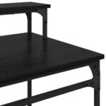 vidaXL Stôl Čierny dub 80 x 50 x 90 cm Kompozitné drevo – Obrázok 8