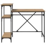 vidaXL Stôl Remeselný dub 105 x 50 x 90 cm Kompozitné drevo – Obrázok 5