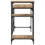 vidaXL Stôl Remeselný dub 105 x 50 x 90 cm Kompozitné drevo – Obrázok 6