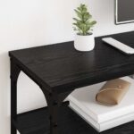 vidaXL TV skrinka Čierny dub 200 x 30 x 50 cm – Obrázok 4