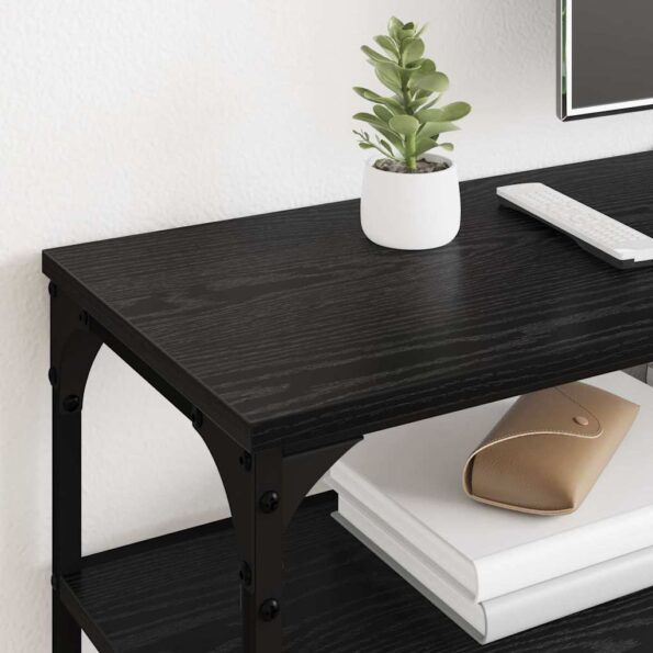 vidaXL TV skrinka Čierny dub 200 x 30 x 50 cm – Obrázok 4