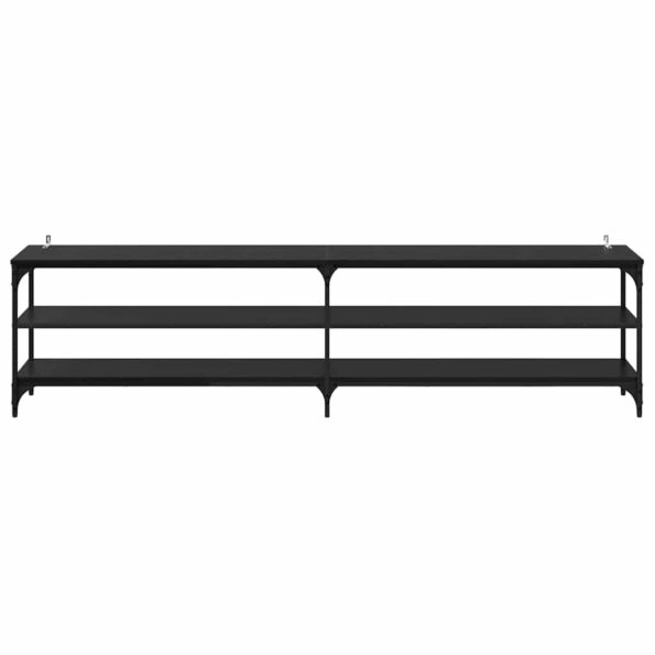 vidaXL TV skrinka Čierny dub 200 x 30 x 50 cm – Obrázok 5