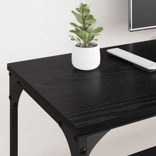 vidaXL TV skrinka Čierny dub 201 x 35 x 45 cm – Obrázok 4