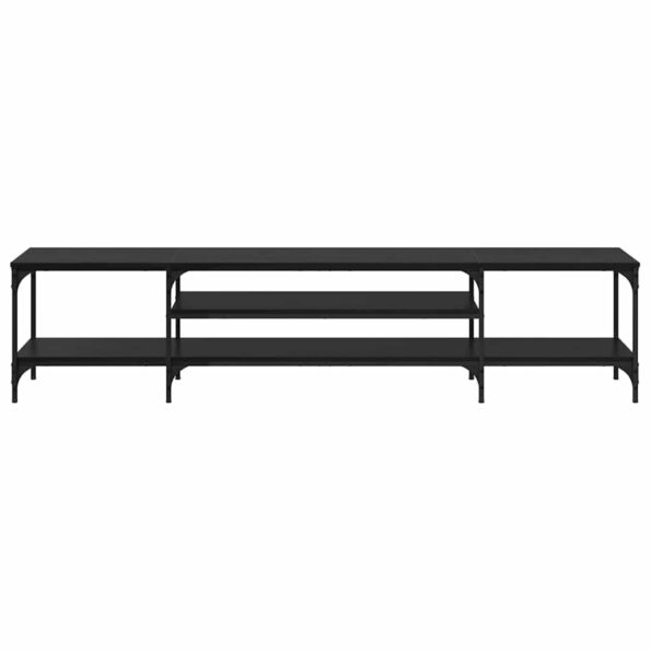 vidaXL TV skrinka Čierny dub 201 x 35 x 45 cm – Obrázok 5