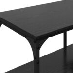 vidaXL TV skrinka Čierny dub 201 x 35 x 45 cm – Obrázok 8