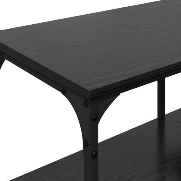 vidaXL TV skrinka Čierny dub 201 x 35 x 45 cm – Obrázok 8