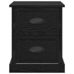vidaXL Nočný stolík Čierny dub 39 x 39 x 47.5 cm Kompozitné drevo – Obrázok 6