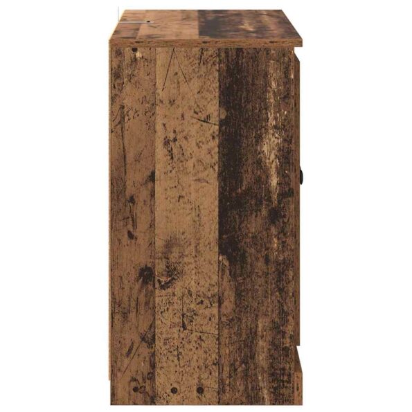 vidaXL Servírovacia skriňa Staré drevo 70 x 35,5 x 67,5 cm – Obrázok 7