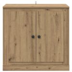 vidaXL Servírovacia skriňa Remeselný dub 70 x 35,5 x 67,5 cm – Obrázok 6