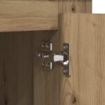 vidaXL Servírovacia skriňa Remeselný dub 70 x 35,5 x 67,5 cm – Obrázok 9