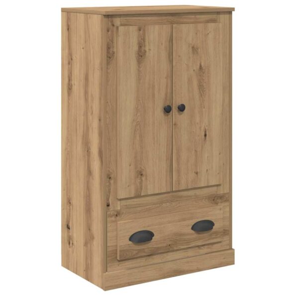 vidaXL Highboard Remeselný dub 60 x 35,5 x 103,5 cm Kompozitné drevo – Obrázok 2