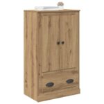 vidaXL Highboard Remeselný dub 60 x 35,5 x 103,5 cm Kompozitné drevo – Obrázok 3