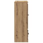 vidaXL Highboard Remeselný dub 60 x 35,5 x 103,5 cm Kompozitné drevo – Obrázok 7