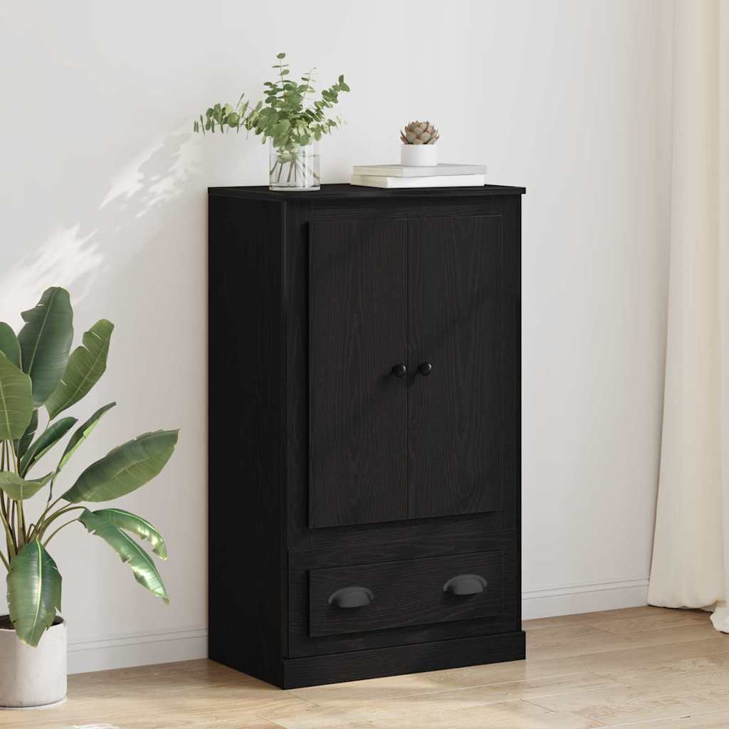 881389_1.jpg vidaXL Highboard Čierny dub 60 x 35,5 x 103,5 cm Kompozitné drevo – Obrázok 1
