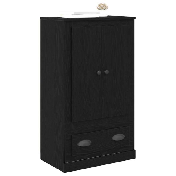 vidaXL Highboard Čierny dub 60 x 35,5 x 103,5 cm Kompozitné drevo – Obrázok 3