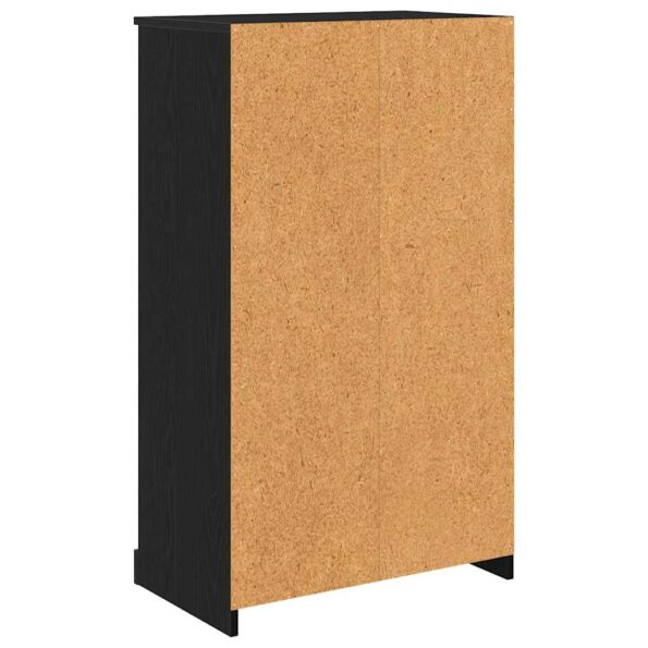 vidaXL Highboard Čierny dub 60 x 35,5 x 103,5 cm Kompozitné drevo – Obrázok 8