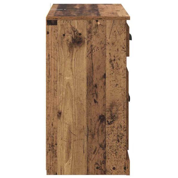 vidaXL Highboard Staré drevo 70 x 35,5 x 67,5 cm Kompozitné drevo – Obrázok 7