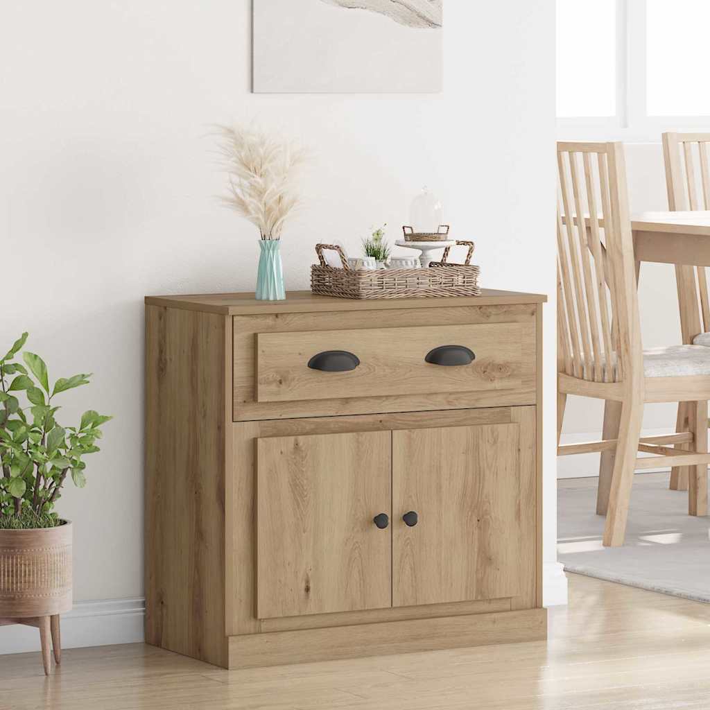 881418_1.jpg vidaXL Highboard Remeselný dub 70 x 35,5 x 67,5 cm Kompozitné drevo – Obrázok 1