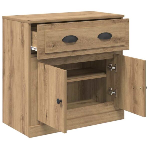 vidaXL Highboard Remeselný dub 70 x 35,5 x 67,5 cm Kompozitné drevo – Obrázok 5