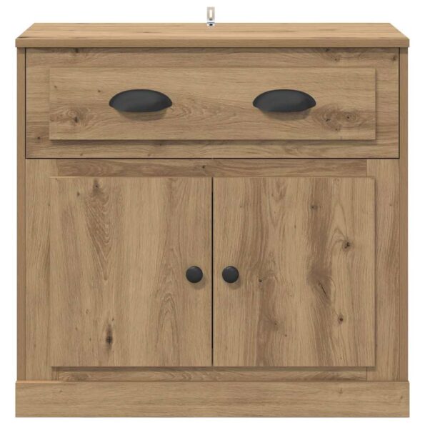 vidaXL Highboard Remeselný dub 70 x 35,5 x 67,5 cm Kompozitné drevo – Obrázok 6
