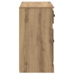 vidaXL Highboard Remeselný dub 70 x 35,5 x 67,5 cm Kompozitné drevo – Obrázok 7