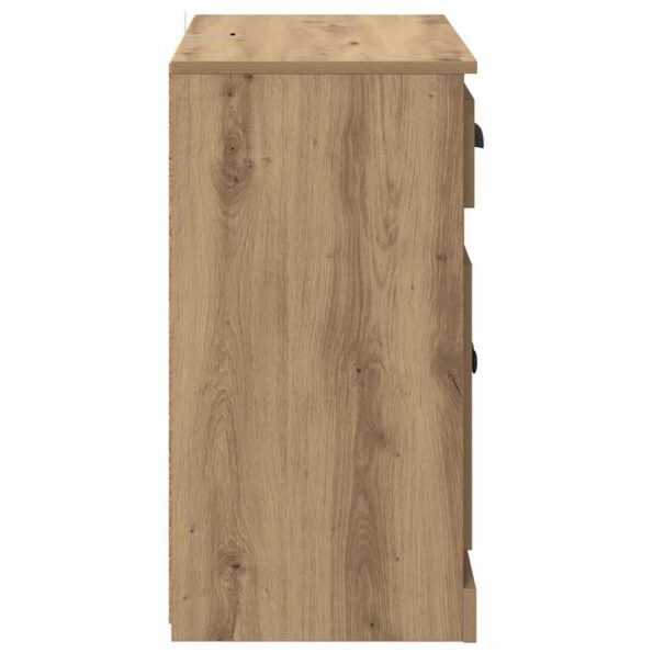 vidaXL Highboard Remeselný dub 70 x 35,5 x 67,5 cm Kompozitné drevo – Obrázok 7
