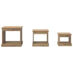 vidaXL Konferenčný stolík 3 pcs Remeselný dub Kompozitné drevo – Obrázok 5