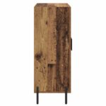 vidaXL Servírovacia skriňa Staré drevo 69,5 x 34 x 90 cm – Obrázok 7