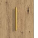 vidaXL Servírovacia skriňa Remeselný dub 69,5 x 34 x 90 cm – Obrázok 10