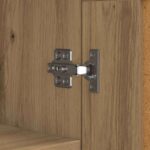 vidaXL Servírovacia skriňa Remeselný dub 69,5 x 34 x 90 cm – Obrázok 9