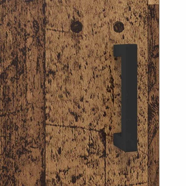 vidaXL Servírovacia skriňa Staré drevo 69,5 x 34 x 90 cm – Obrázok 10