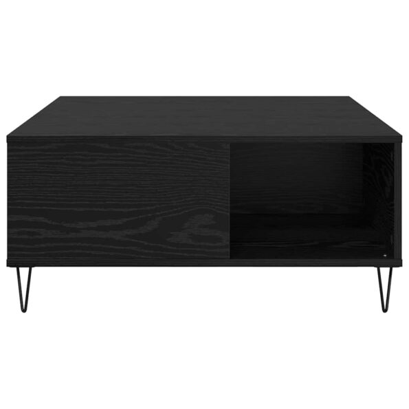 vidaXL Konferenčný stolík Čierny dub 80 x 80 x 36,5 cm – Obrázok 5