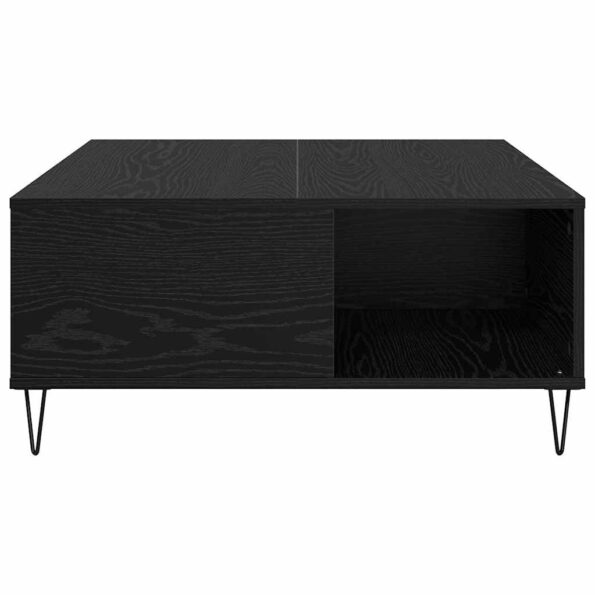 vidaXL Konferenčný stolík Čierny dub 80 x 80 x 36,5 cm – Obrázok 6