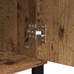 vidaXL Servírovacia skriňa Staré drevo 40 x 35 x 70 cm – Obrázok 9