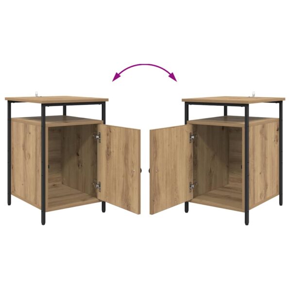 vidaXL Nočný stolík 2 pcs Remeselný dub 40 x 42 x 60 cm – Obrázok 13