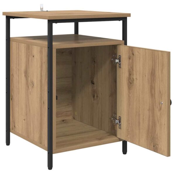 vidaXL Nočný stolík 2 pcs Remeselný dub 40 x 42 x 60 cm – Obrázok 5