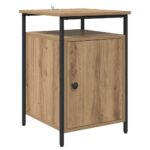 vidaXL Nočný stolík 2 pcs Remeselný dub 40 x 42 x 60 cm – Obrázok 6