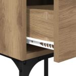 vidaXL Nočný stolík 2 pcs dub artisan 40 x 29 x 60 cm Kompozitné drevo – Obrázok 11