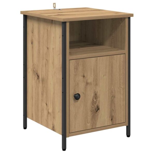 vidaXL Nočný stolík 2 pcs Remeselný dub 40 x 42 x 60 cm – Obrázok 6