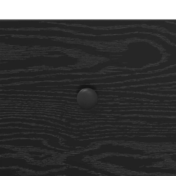 vidaXL Nočný stolík Čierny dub 40 x 42 x 50 cm Kompozitné drevo – Obrázok 10